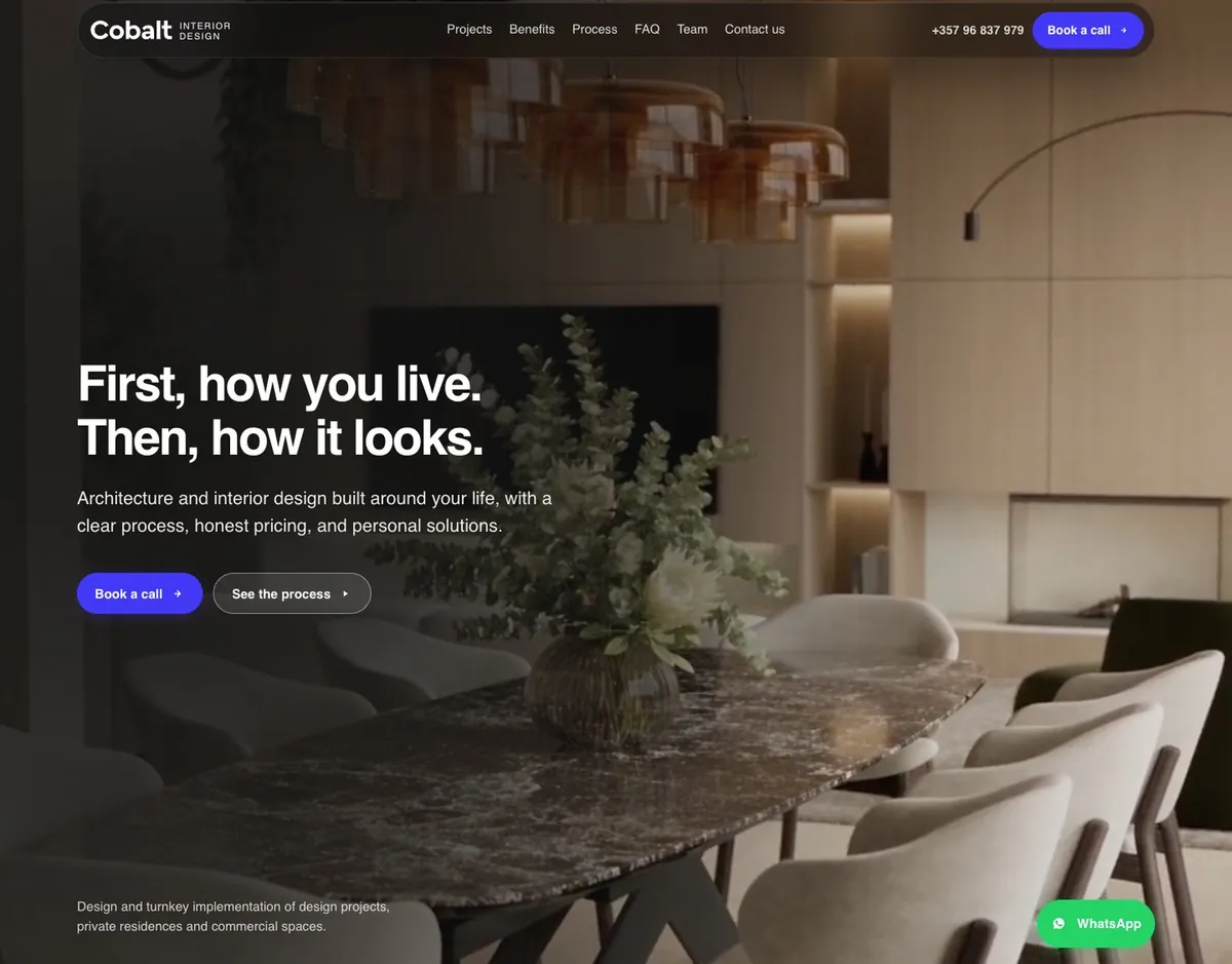 Cobalt home page