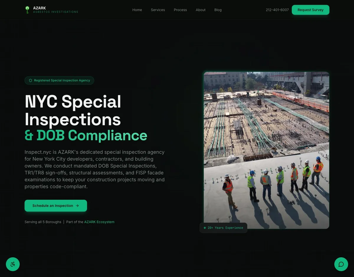 Inspect.nyc home page